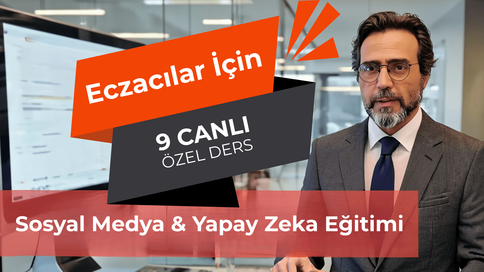 Eczacılar İçin Özel 9 CANLI DERS Sosyal Medya & Yapay Zeka Eğitimi